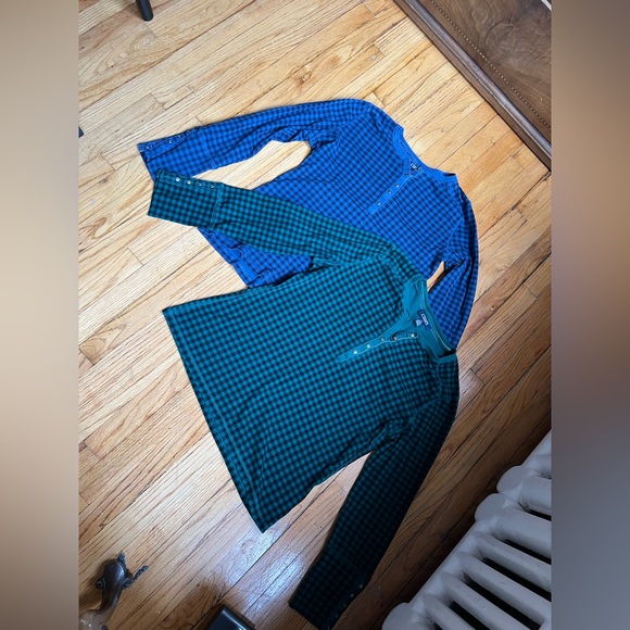 2 for 1 Ralf Lauren cotton long sleeves top size L - Picture 2 of 6